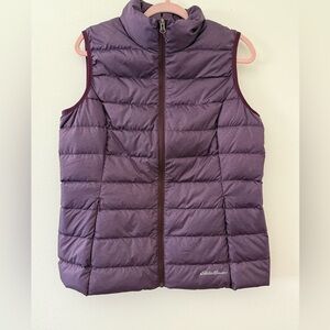 Eddie Bauer Quilted Fb650 Purple Vest size large